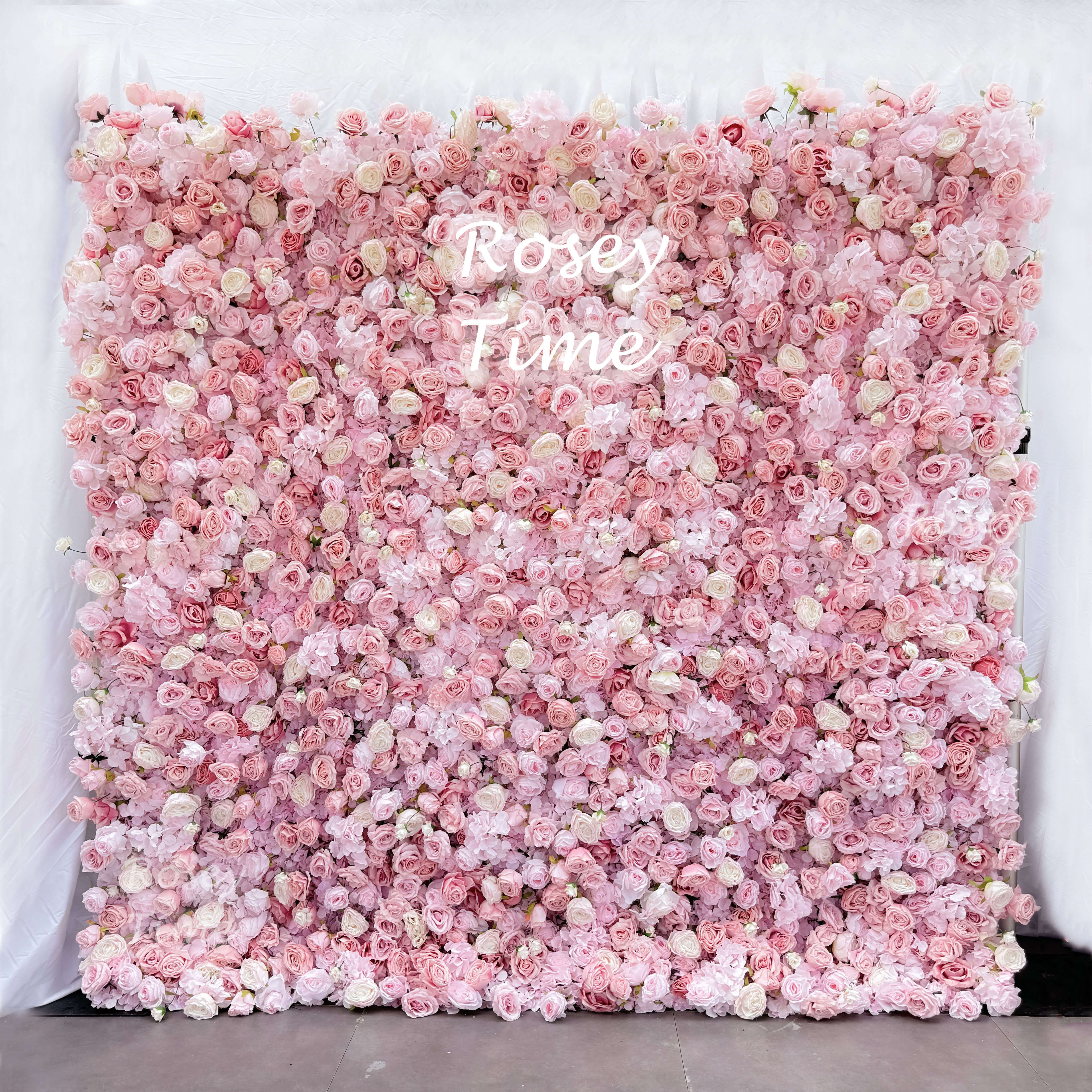 5D PINK flower wall
