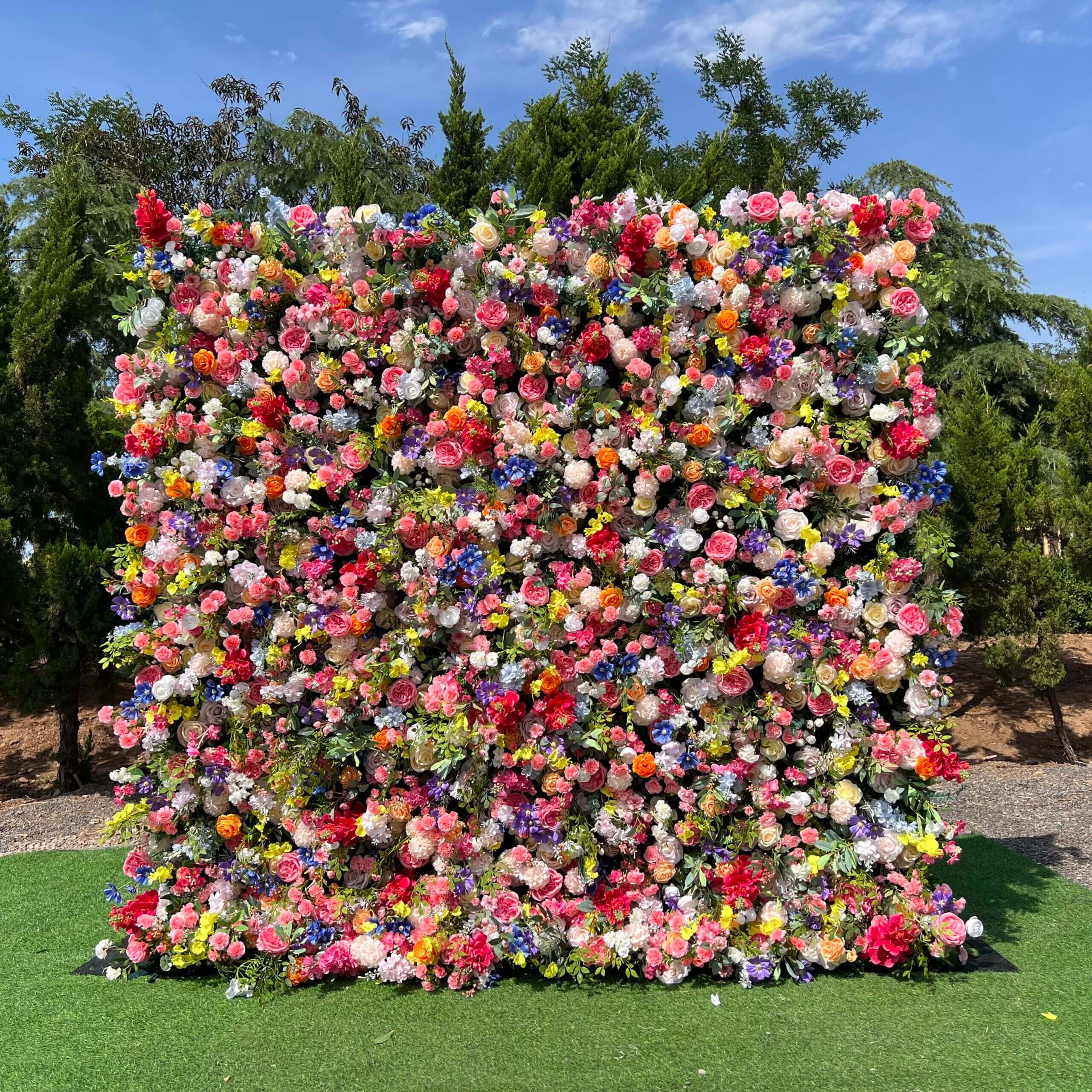 š„BF-SALE: 5D Wild Flower Wall Roll Up Fabric Back #RTW128