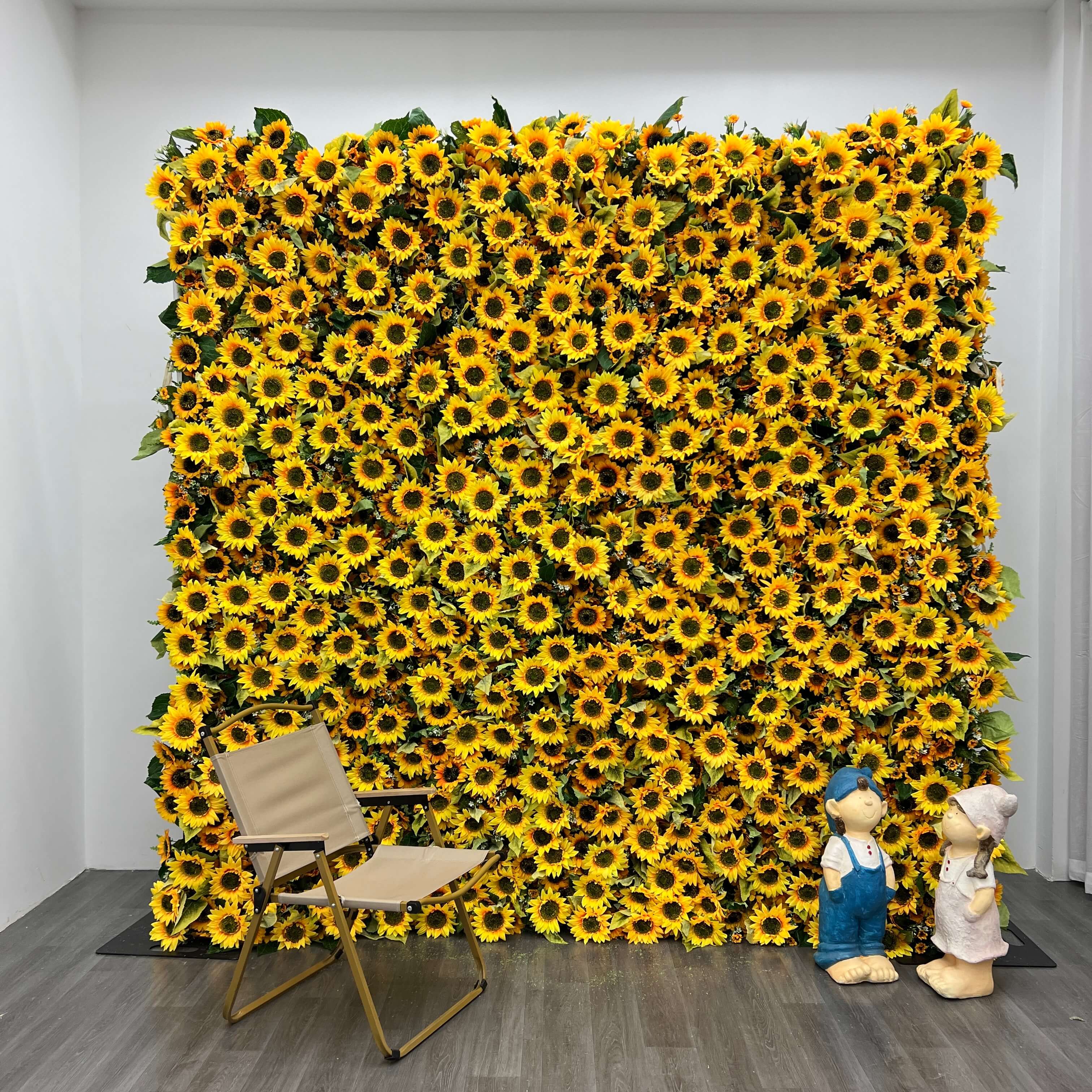 š„BF-SALE: Sunflower Artificial Flower Wall Roll Up#RTW090