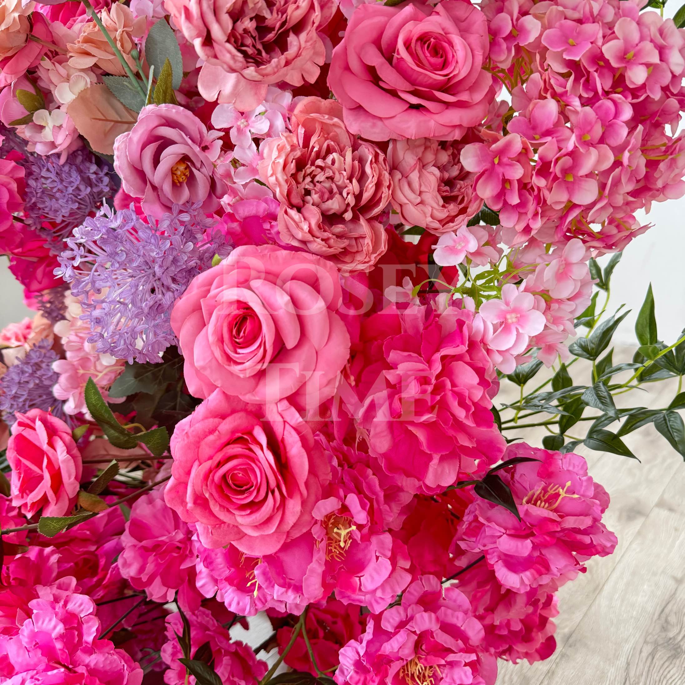 Roseytime Flower Pillars Set with Frame #RTP043