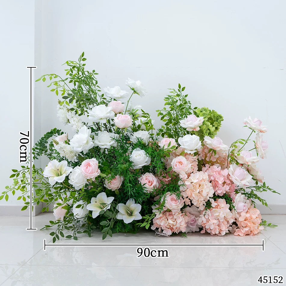 Roseytime White&Pink Flower Set #RTS013