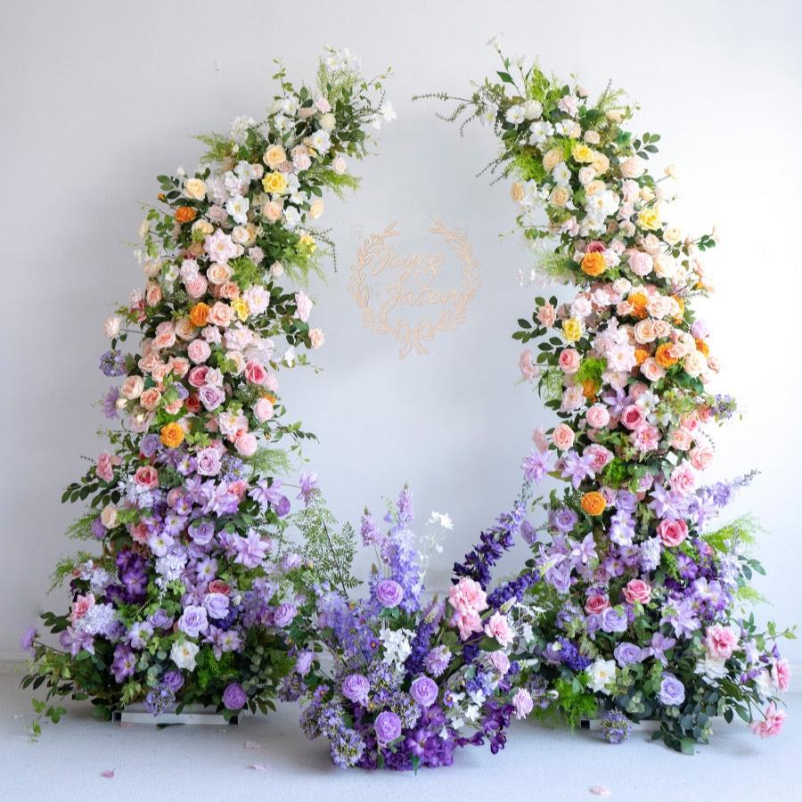 💥BF-Sale: Spring Color Flower Pillars Arch with Frame #RTP005