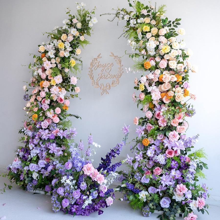 💥BF-Sale: Spring Color Flower Pillars Arch with Frame #RTP005