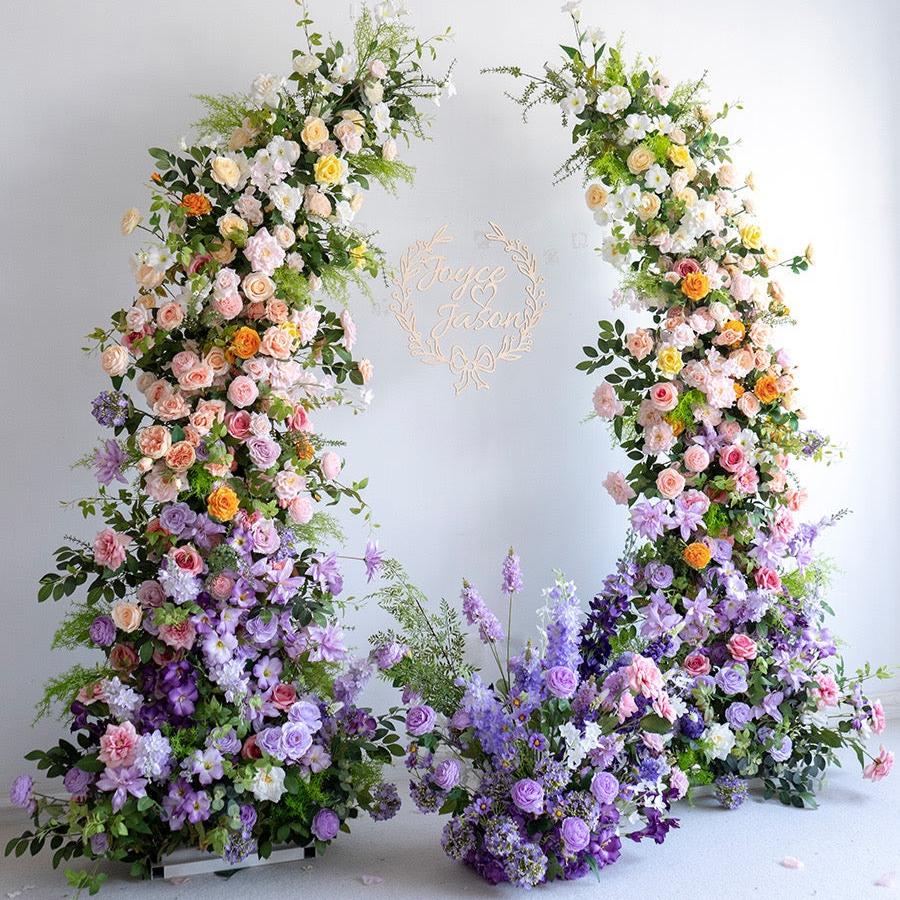 💥BF-Sale: Spring Color Flower Pillars Arch with Frame #RTP005