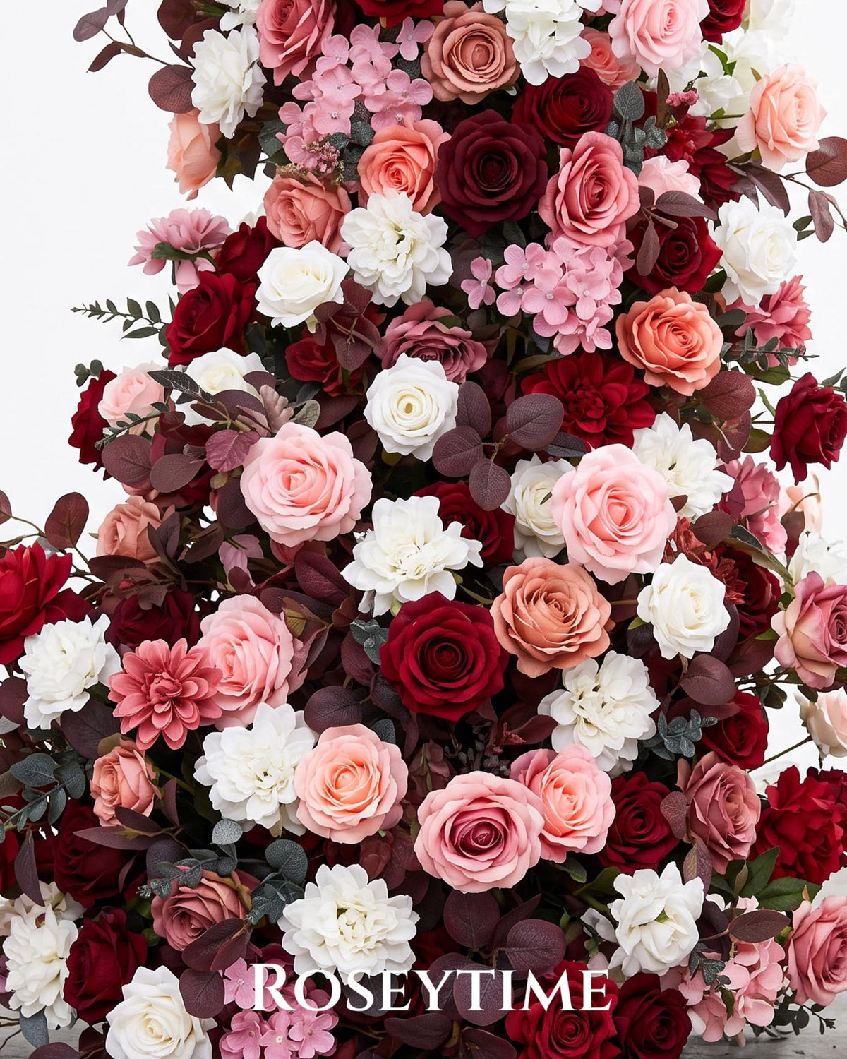 RoseyTime Camellia Reverie Flower Arch n-shape Round Arch #RTA498