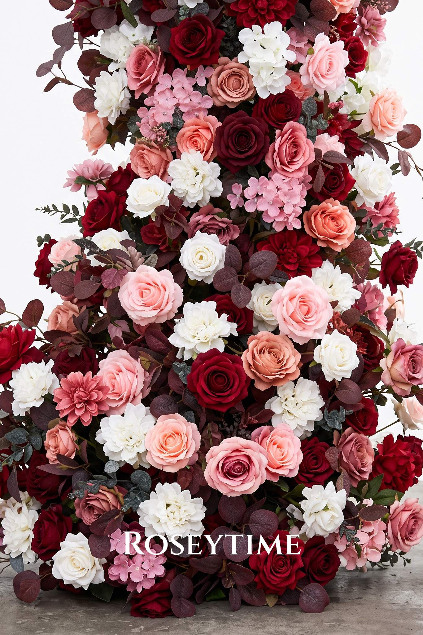 RoseyTime Camellia Reverie Flower Arch n-shape Round Arch #RTA498