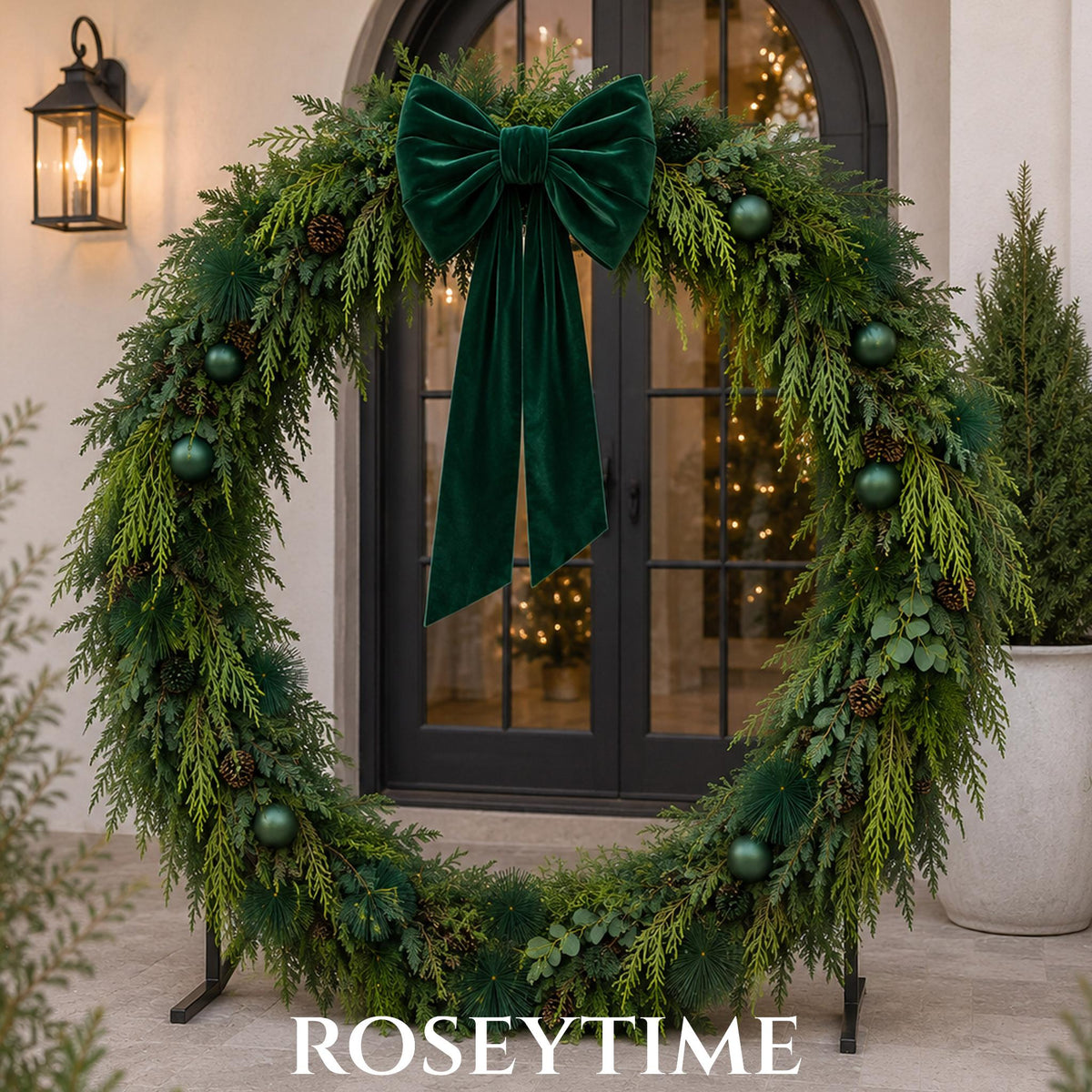 BOGO Sale: Christmas Circle Arch Fabric Back #RTA515