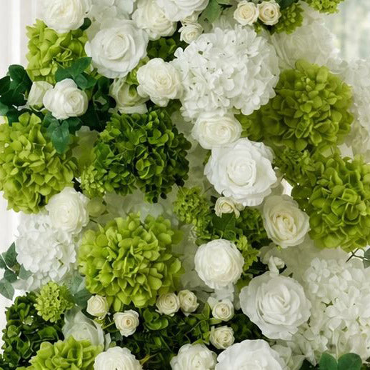 Roseytime Lime Breeze Flower Pillars with Frame #RTP056