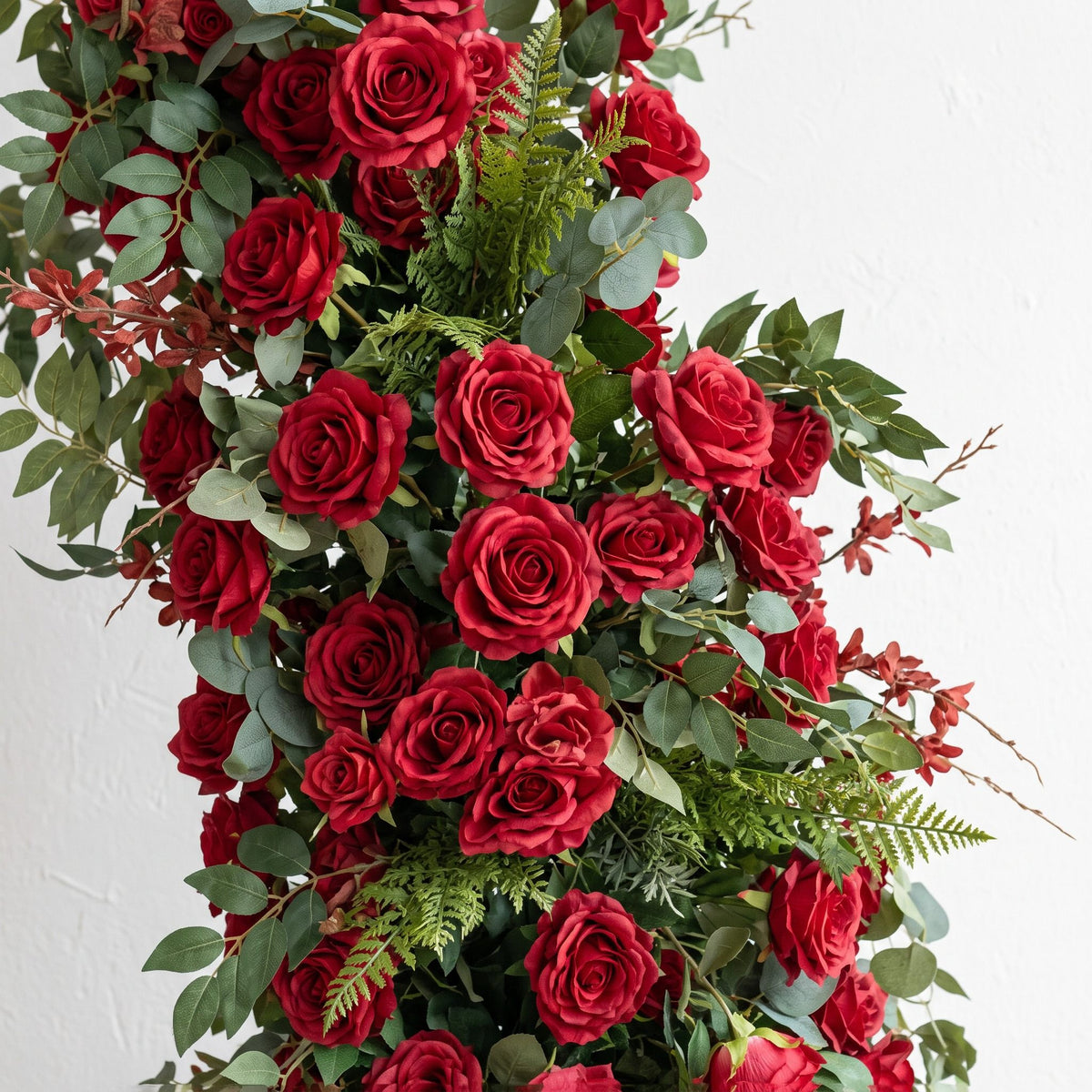 BOGO Sale: Christmas Red Rose Flower Pillars Arch with Frame #RTP164
