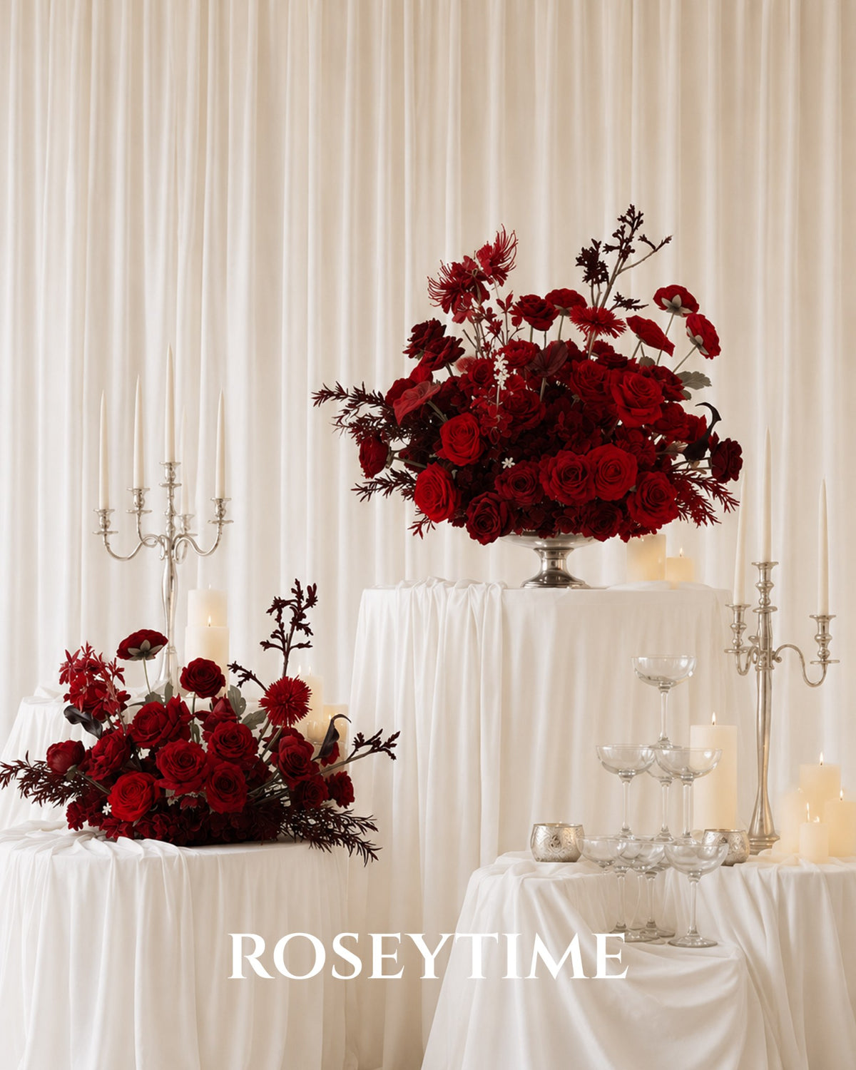 Roseytime Ruby Covenant Flower Set #RTS016