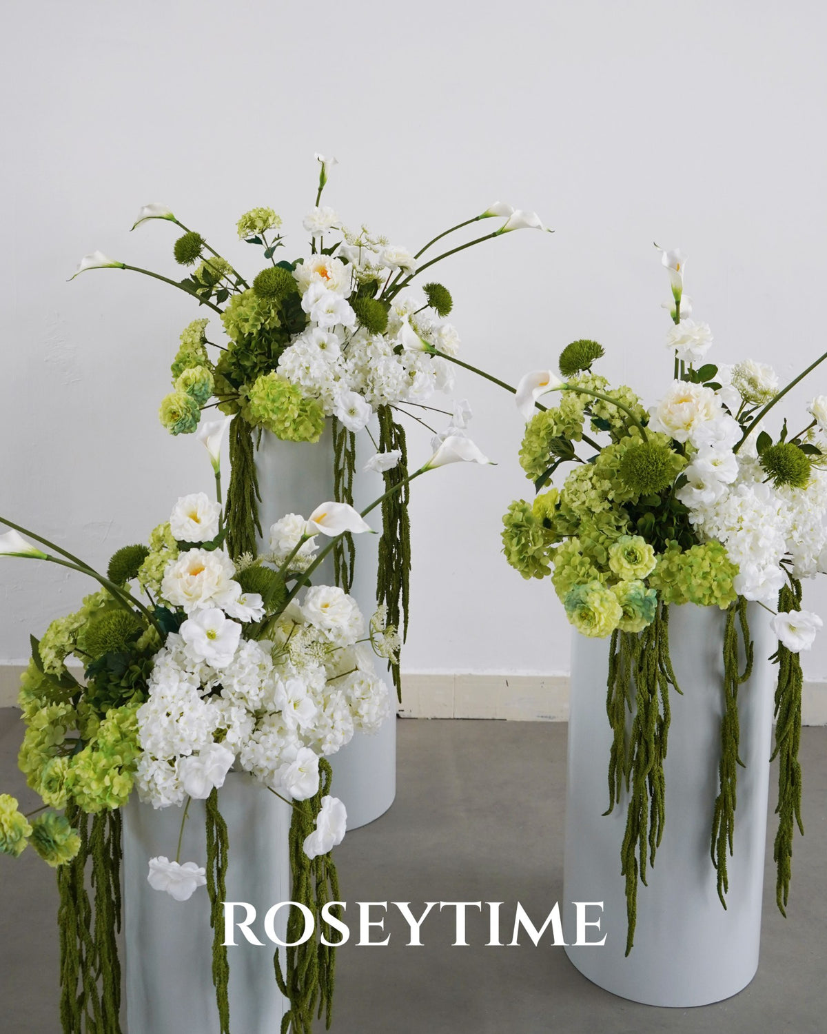 Roseytime Verdant Calla Flower Set #RTS031