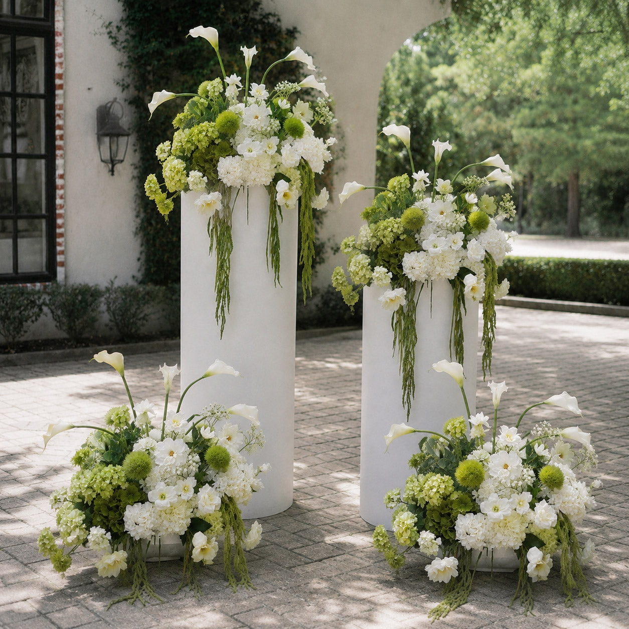 Roseytime Verdant Calla Flower Set #RTS031