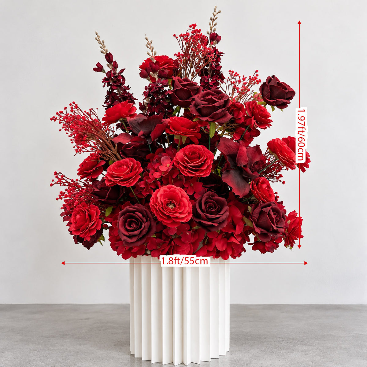 💥B1G1: Sale Vermilion Flower Set (8pc) #RTS040