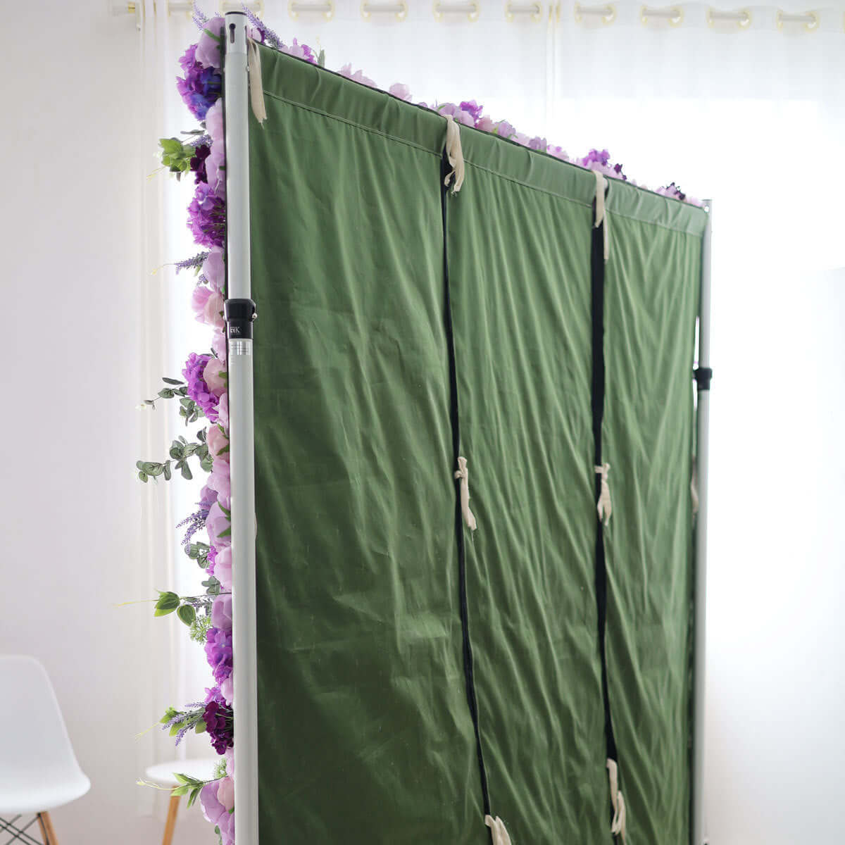 š„BF-SALE: 3D Purple Flower Wall Roll Up #RTW037