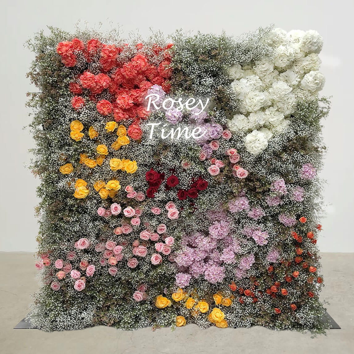 babybreathflowerwall