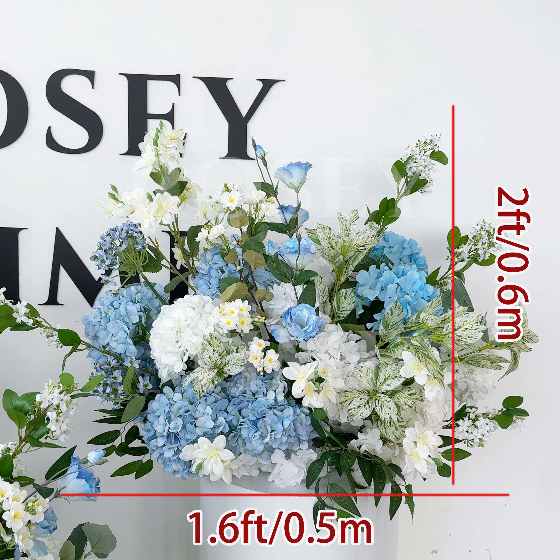 Roseytime Blue&White Flower Set #RTS005