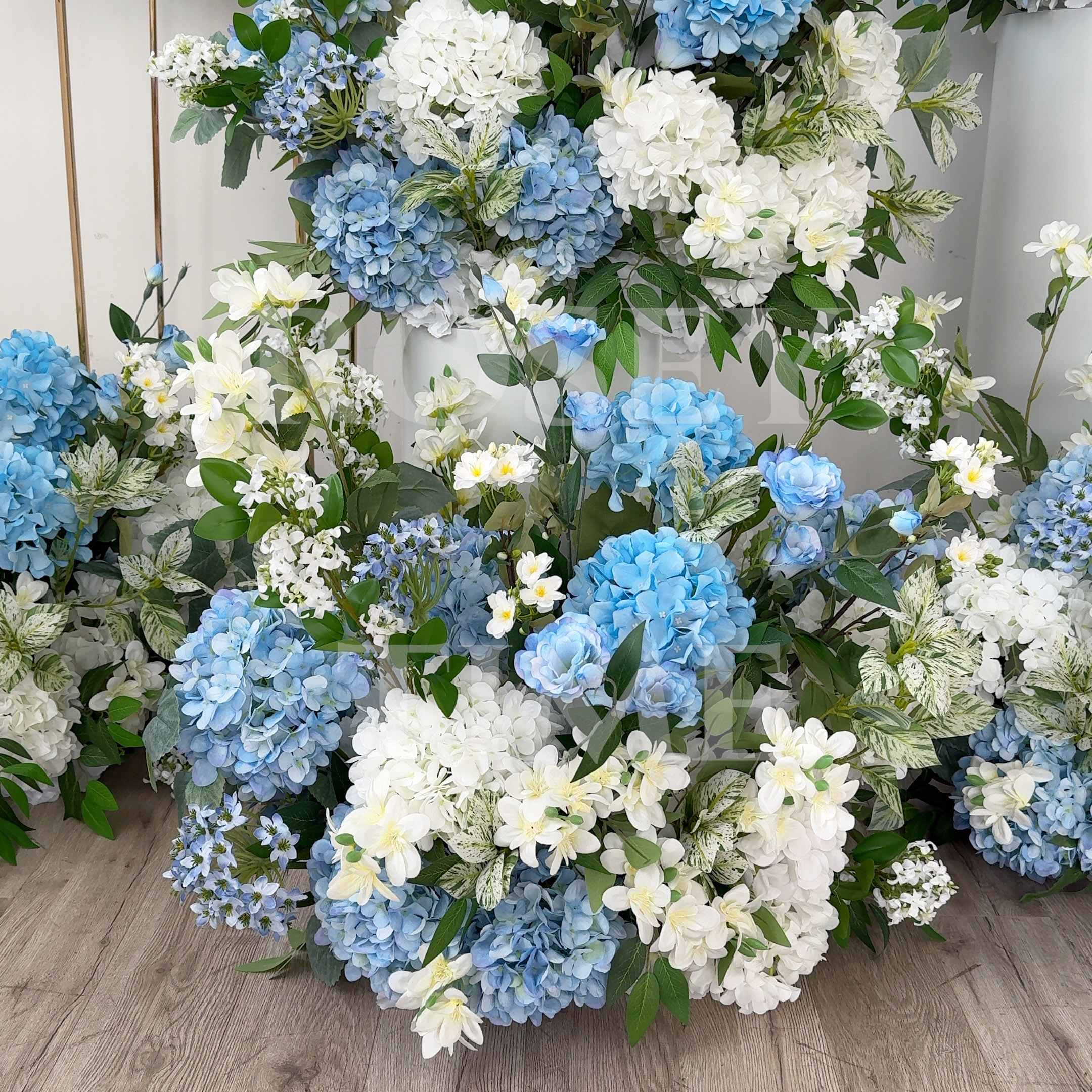 Roseytime Blue&White Flower Set #RTS005