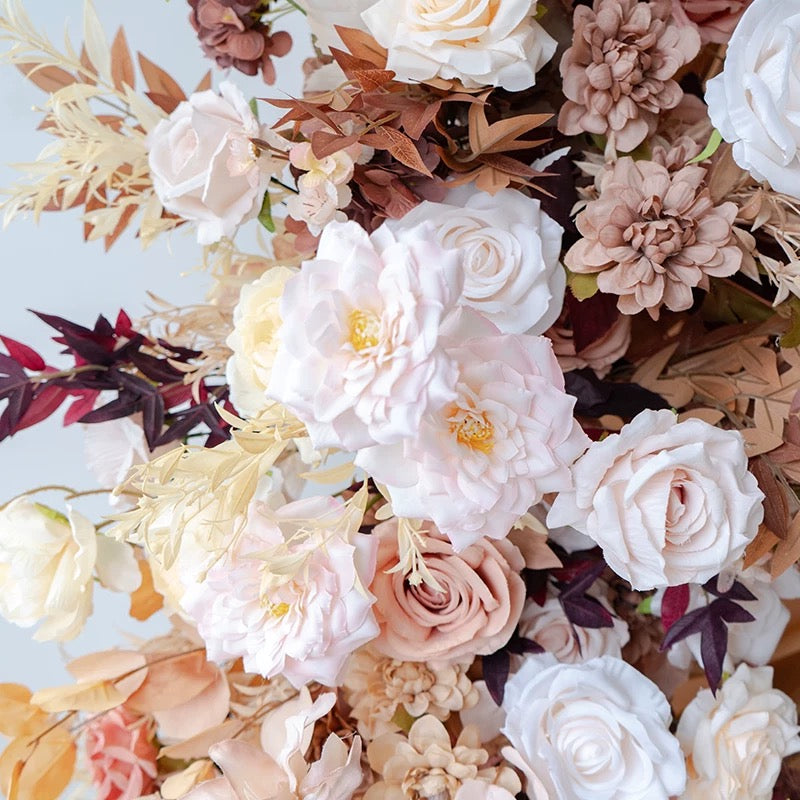 G1-Sale: Autumn Brown Arch Flowers Decor Set For Wedding&Event