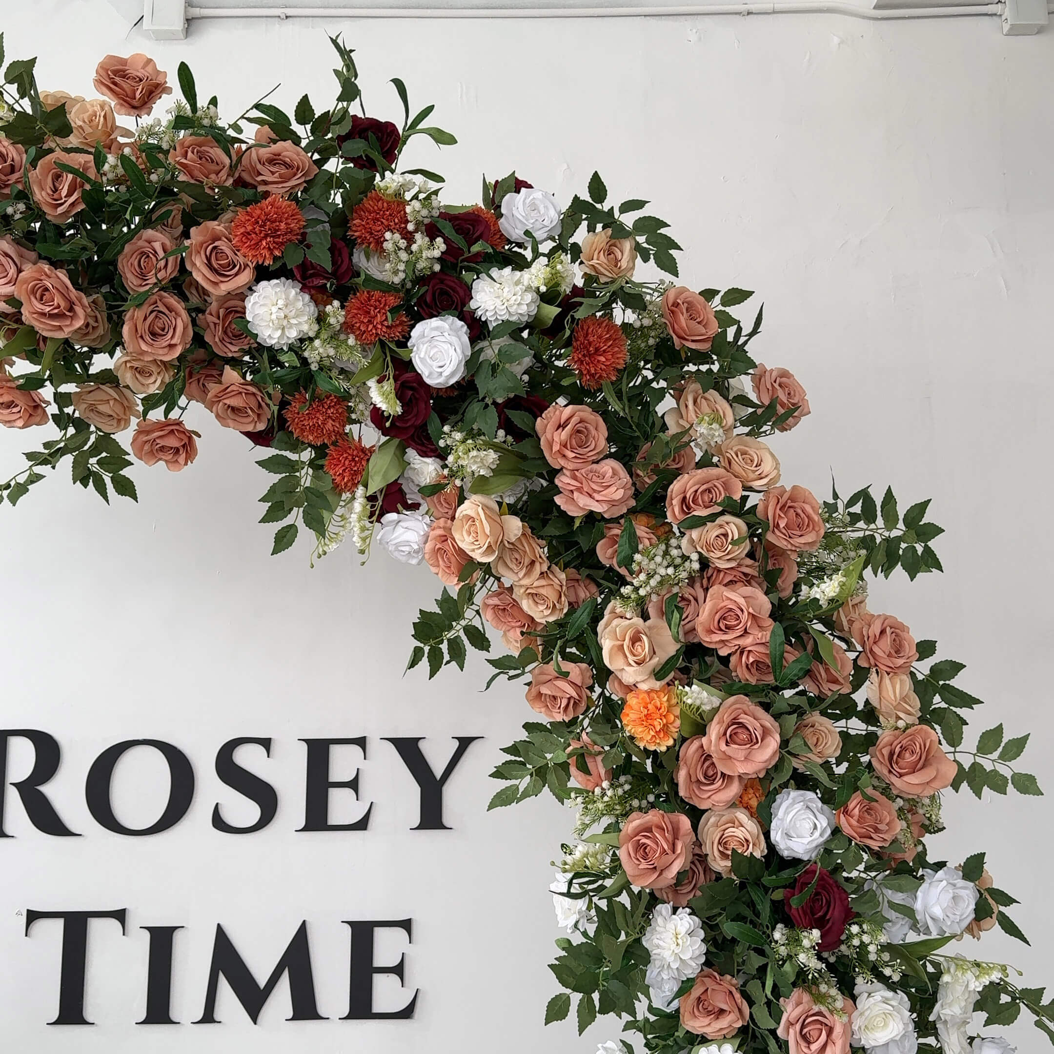 RoseyTime Autumn Flower Arch n-shape Round Arch #RTA133