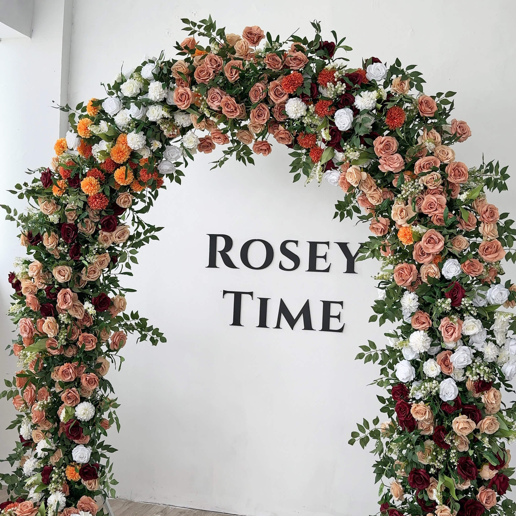 RoseyTime Autumn Flower Arch n-shape Round Arch #RTA133