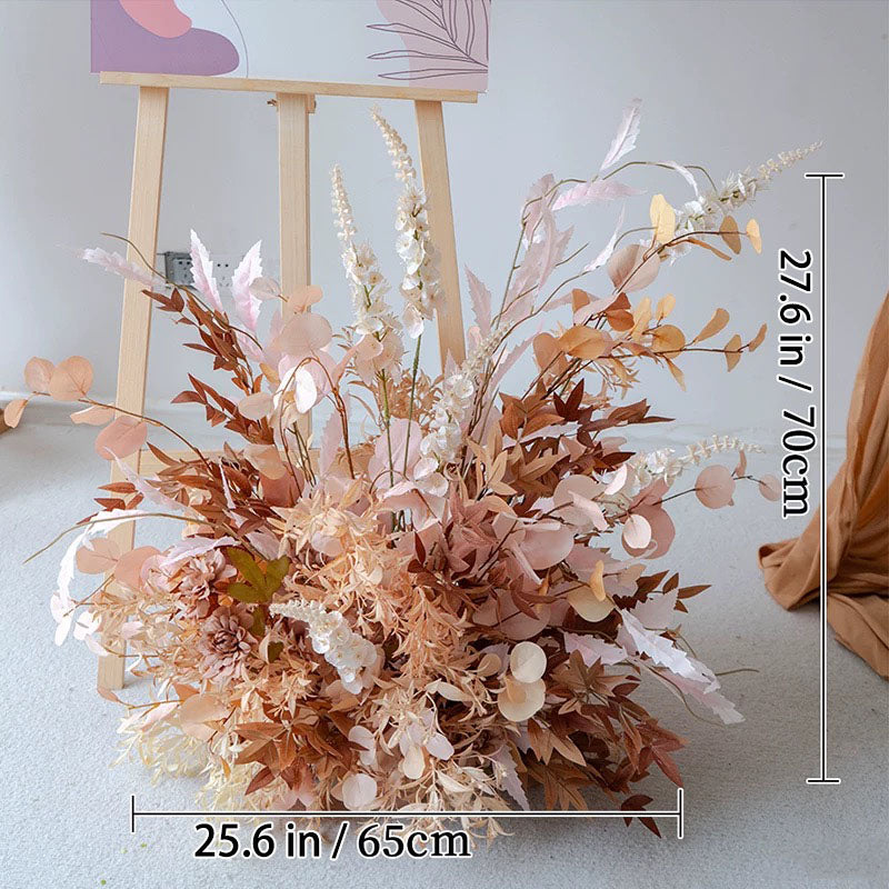 G1-Sale: Autumn Brown Arch Flowers Decor Set For Wedding&Event
