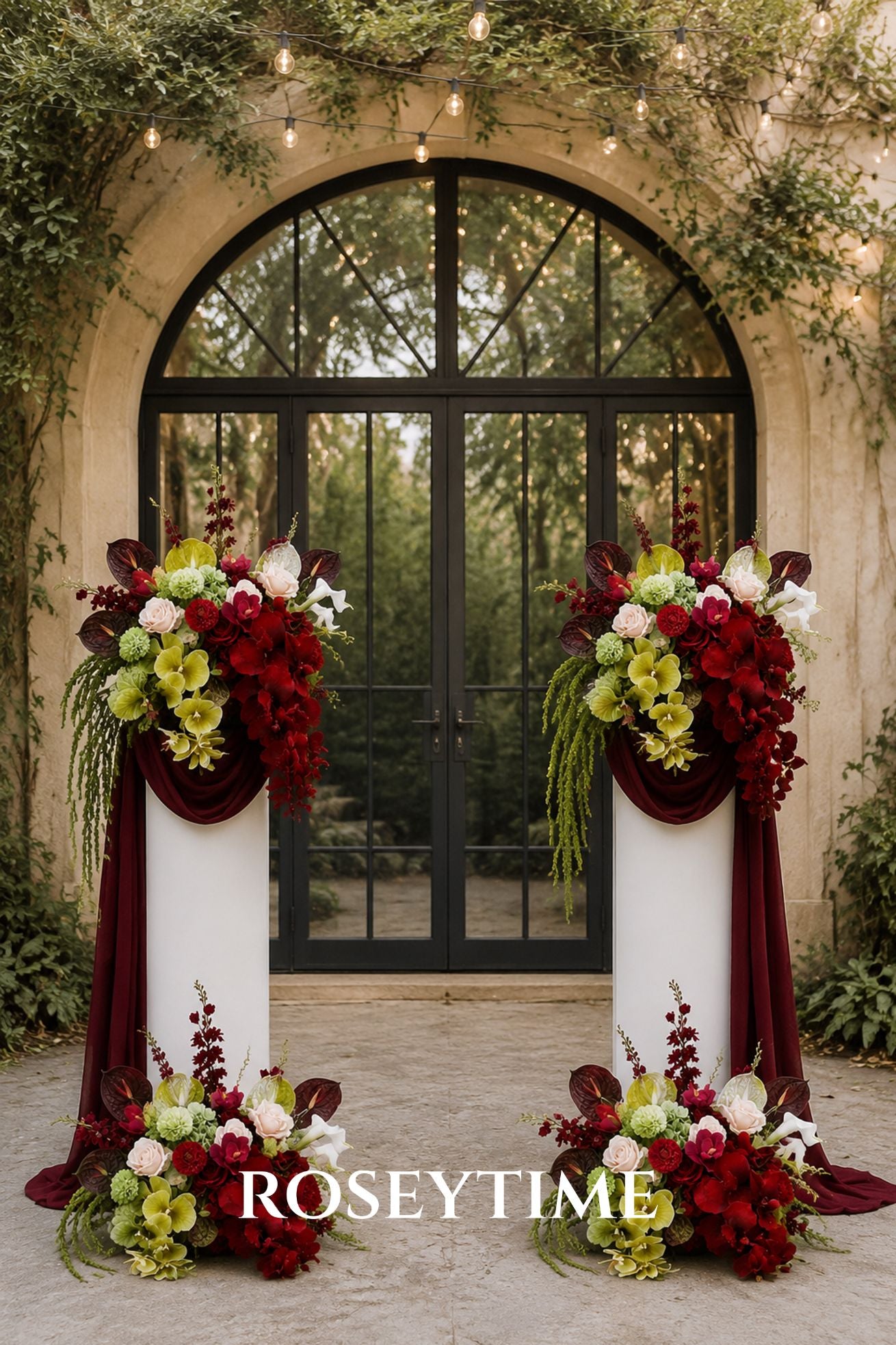 Roseytime Celeste Rouge Flower Set #RTS027