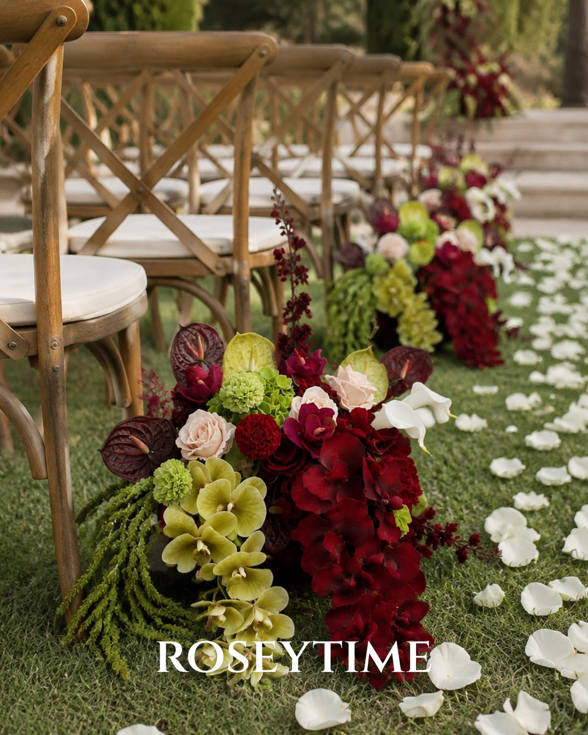 Roseytime Celeste Rouge Flower Set #RTS027