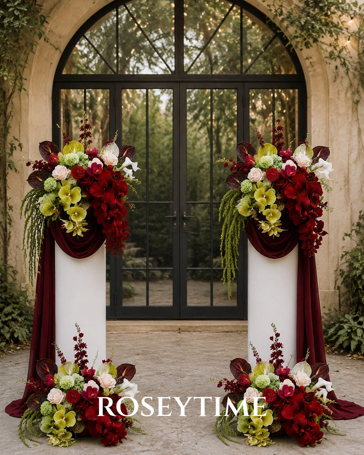 Roseytime Celeste Rouge Flower Set #RTS027