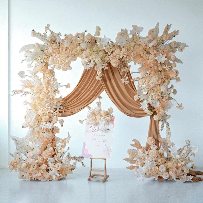 G1-Sale: Champagne Arch Flowers Decor Set For Wedding&Event