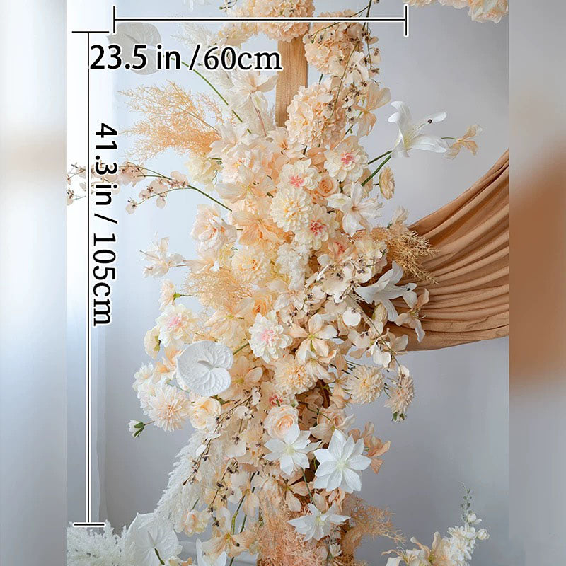 G1-Sale: Champagne Arch Flowers Decor Set For Wedding&Event