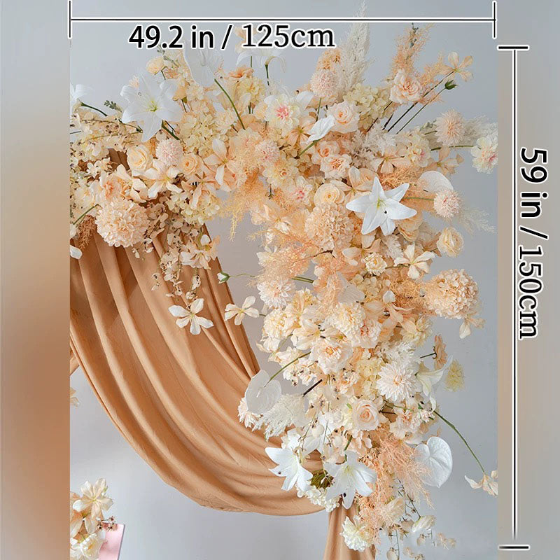 G1-Sale: Champagne Arch Flowers Decor Set For Wedding&Event