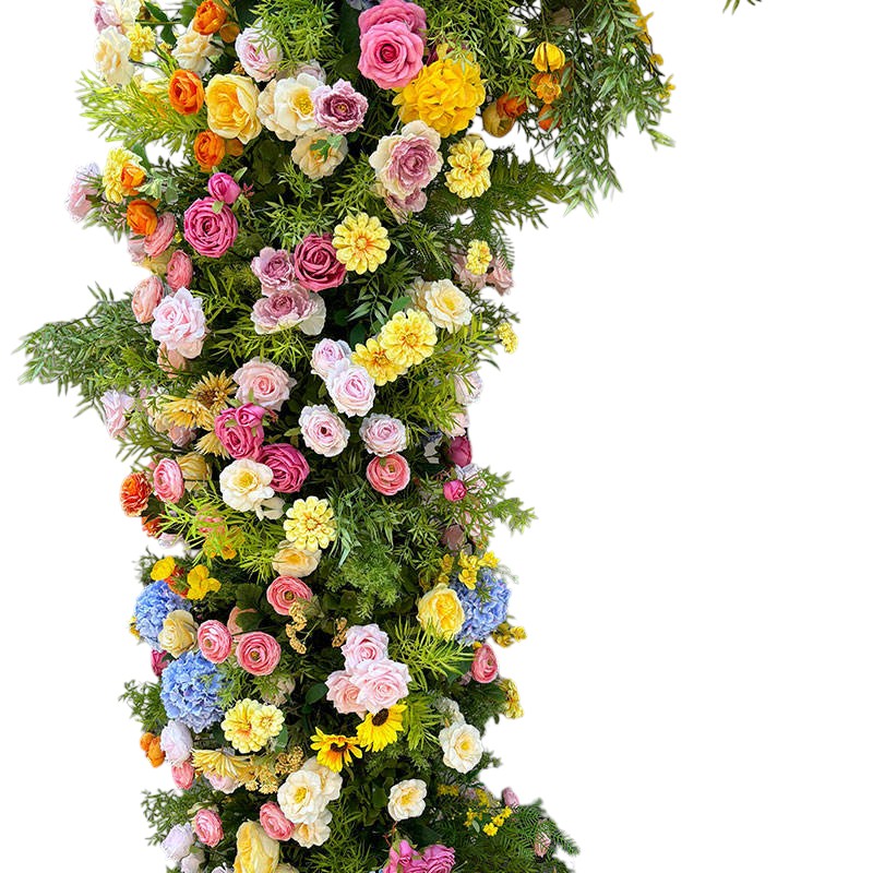 RoseyTime Colorful Flower Arch n-shape Round Arch #RTA152