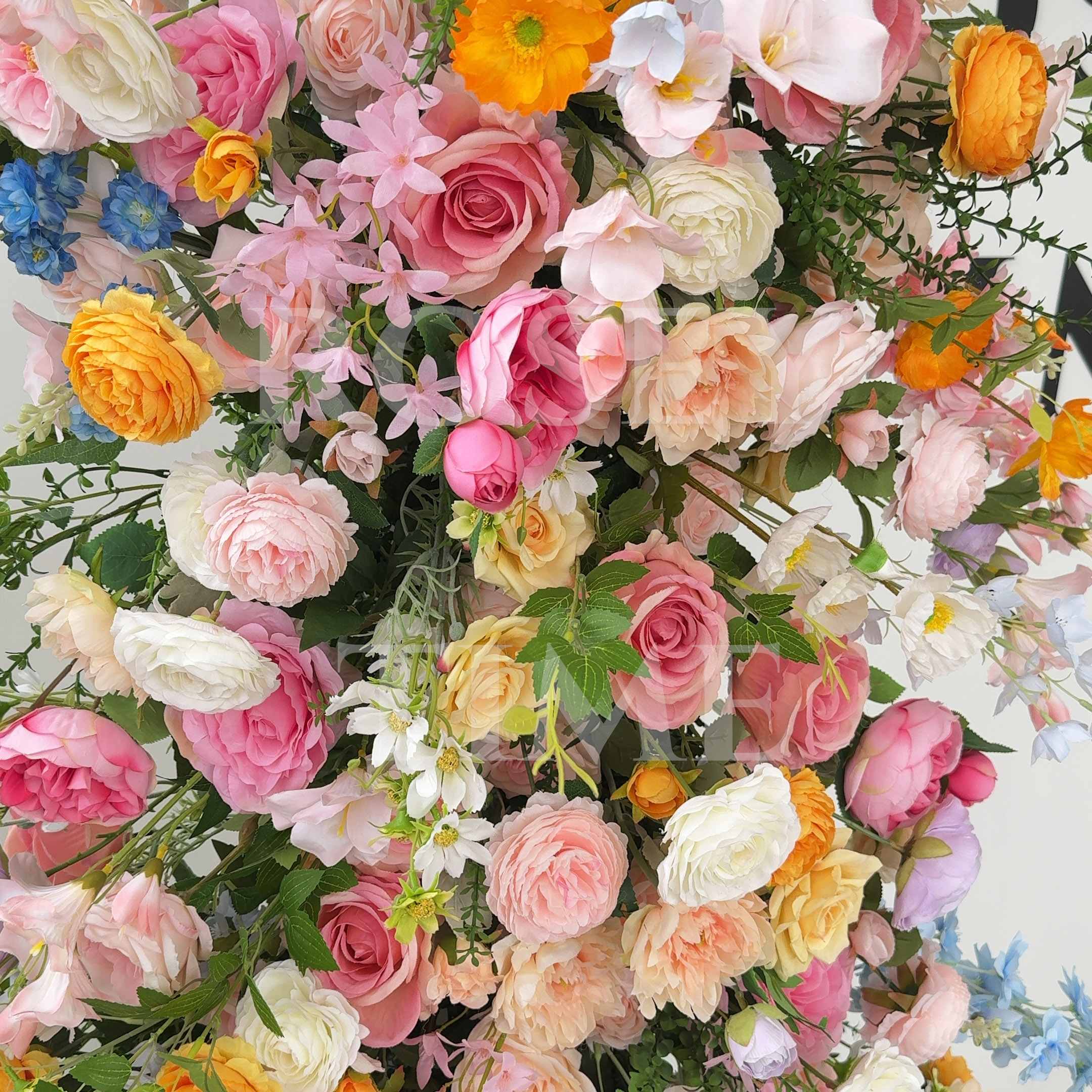 RoseyTime Colorful Flower Arch n-shape Round Arch #RTA410