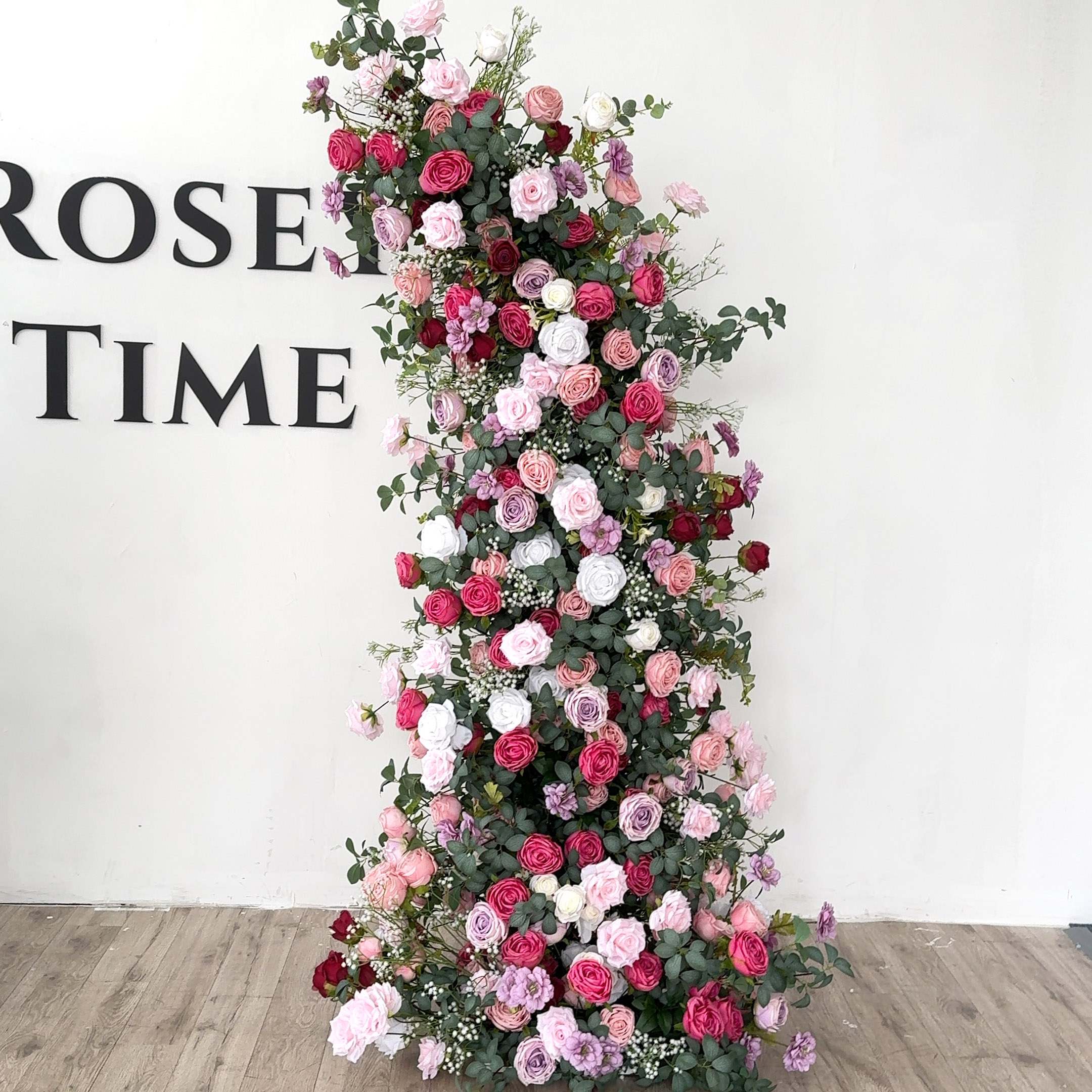Roseytime 2026 Spring Flower Pillars Arch with Frame #RTP090
