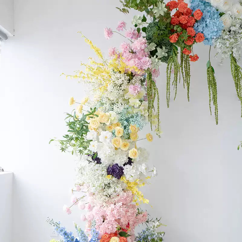 RoseyTime Colorful Spring Flower Arch n-shape Round Arch #RTA112