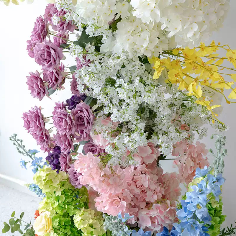 RoseyTime Colorful Spring Flower Arch n-shape Round Arch #RTA112