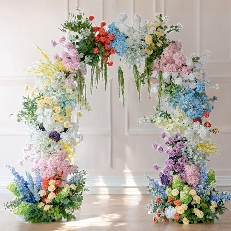 RoseyTime Colorful Spring Flower Arch n-shape Round Arch #RTA112