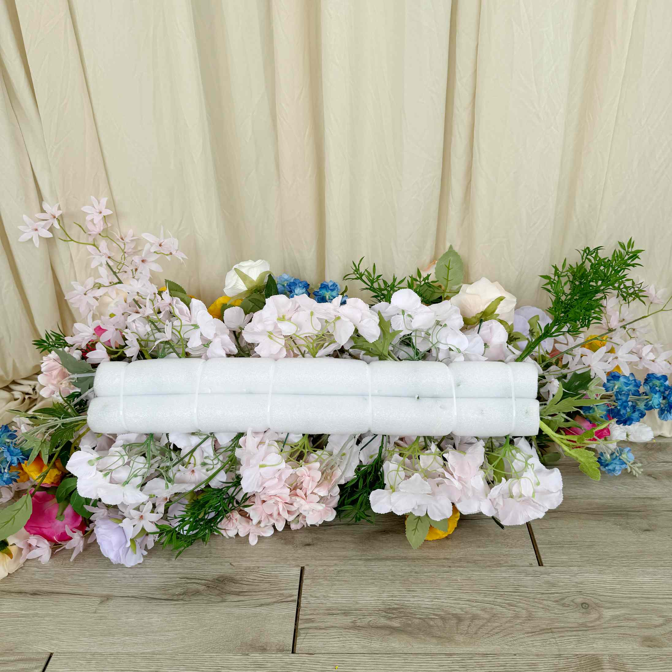 Roseytime Colorful Flower Runner Table Flower Decor#RTR088