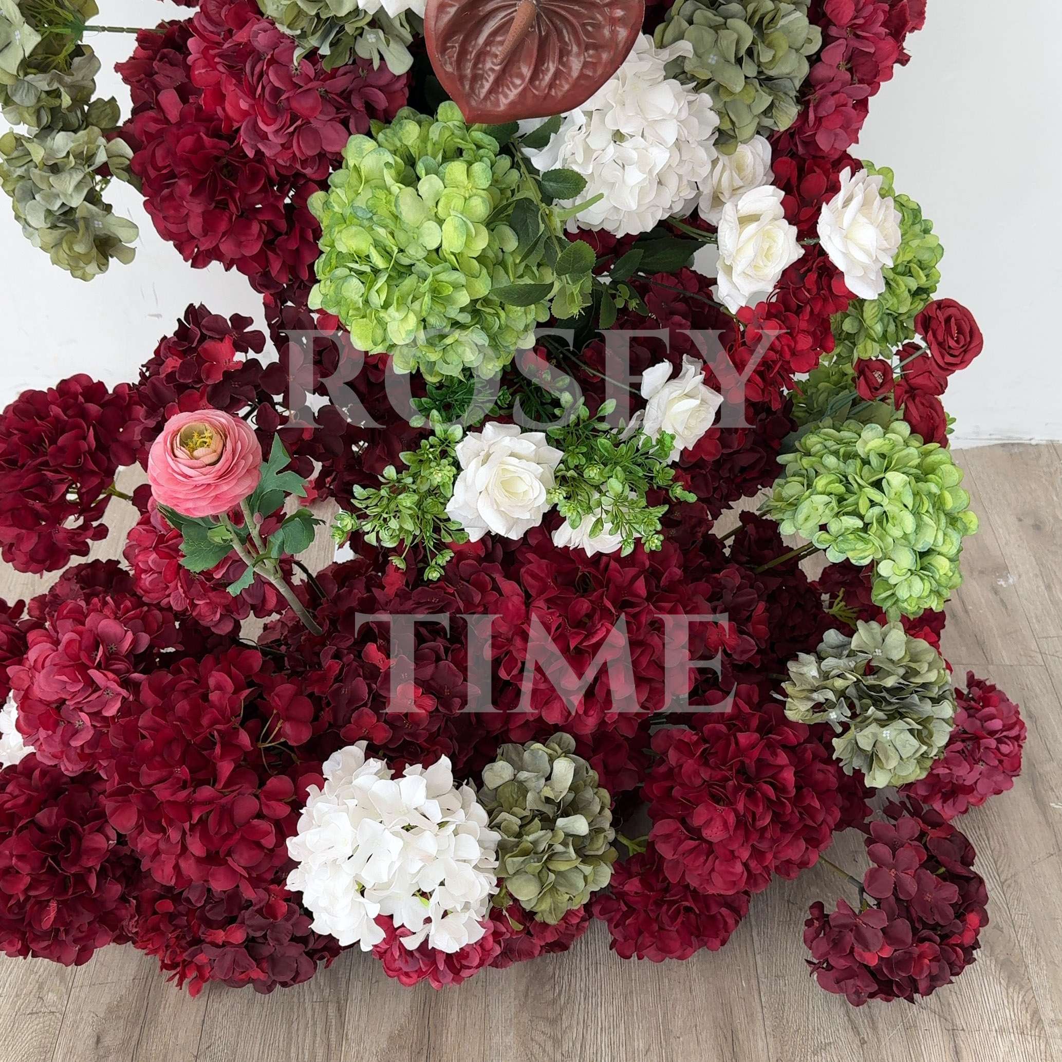 Roseytime 2026 Crimson Serenade Pillars Arch with Frame #RTP118