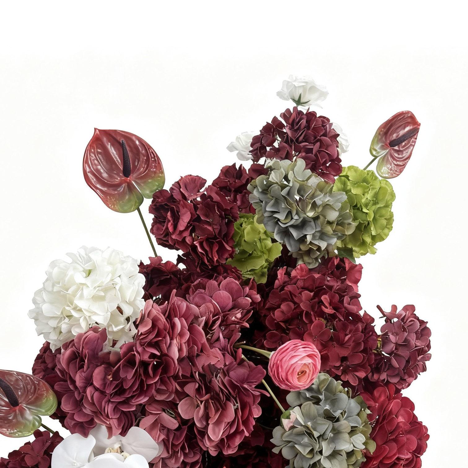 Roseytime 2026 Crimson Serenade Pillars Arch with Frame #RTP118