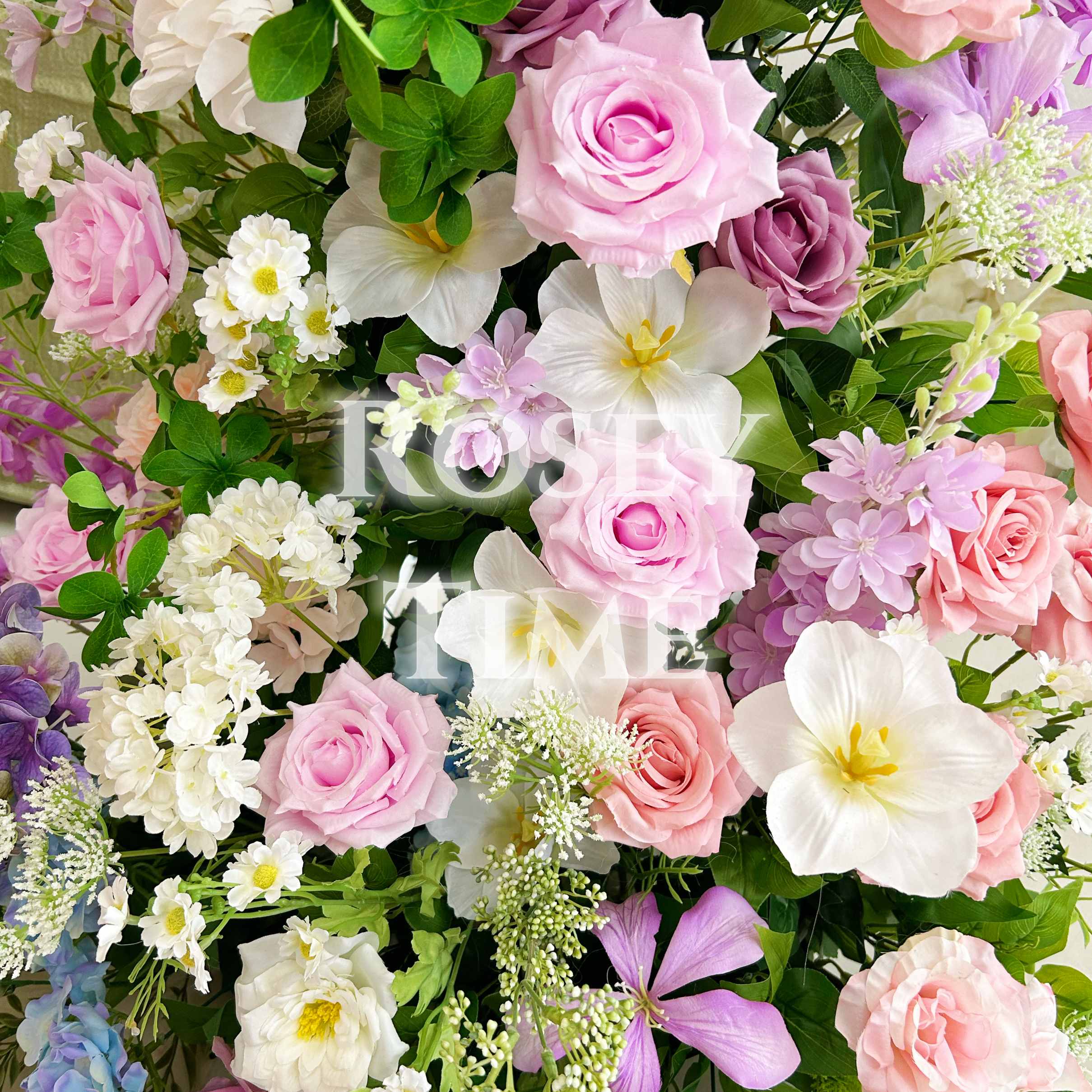 💥BF-Sale: Spring Colorful Flower Pillars Arch with Frame #RTP059