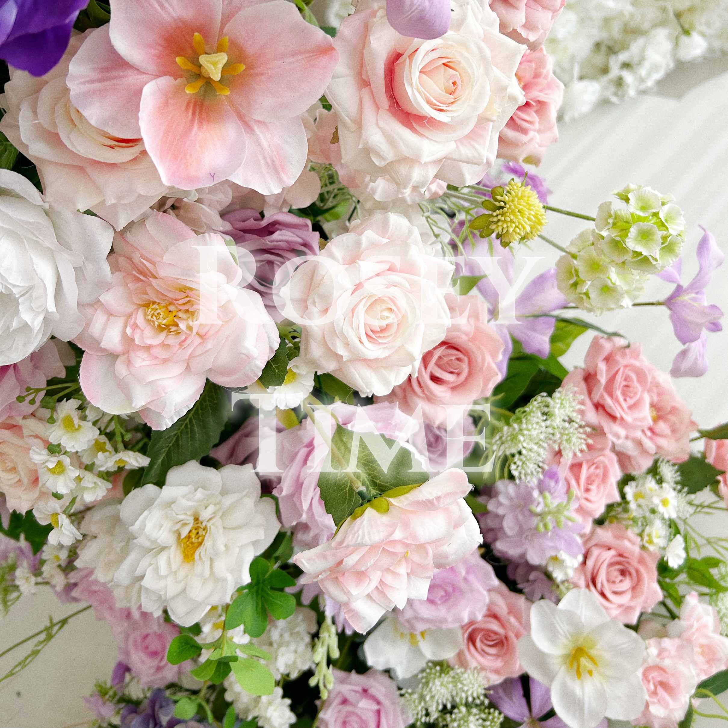 💥BF-Sale: Spring Colorful Flower Pillars Arch with Frame #RTP059