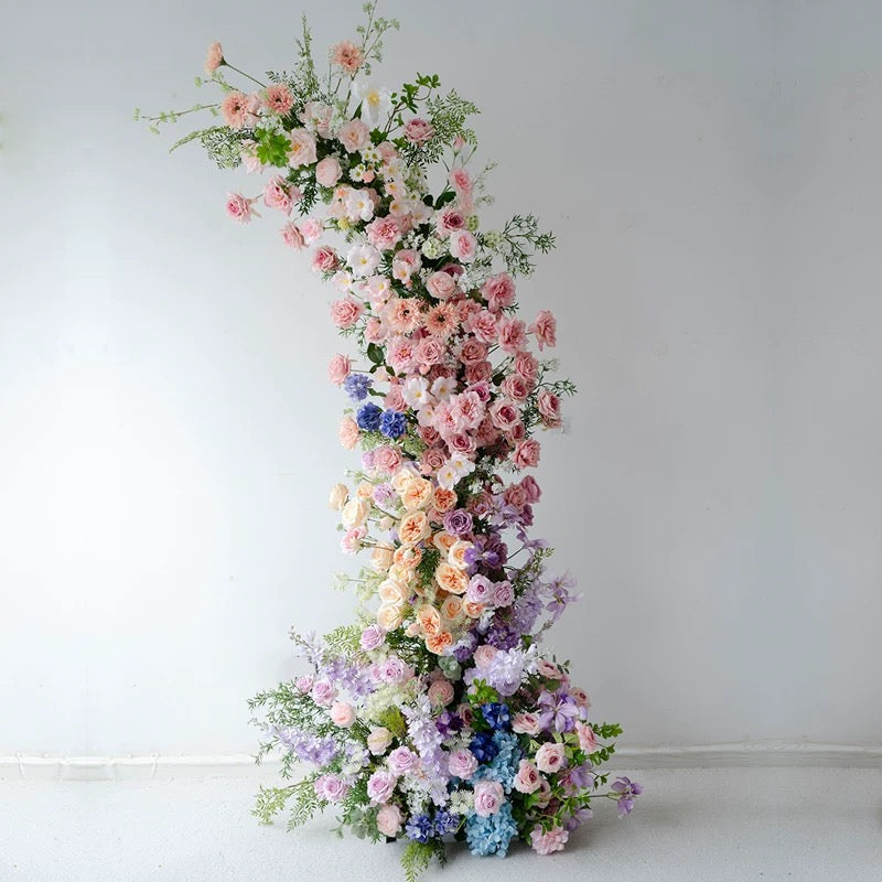 💥BF-Sale: Spring Colorful Flower Pillars Arch with Frame #RTP059