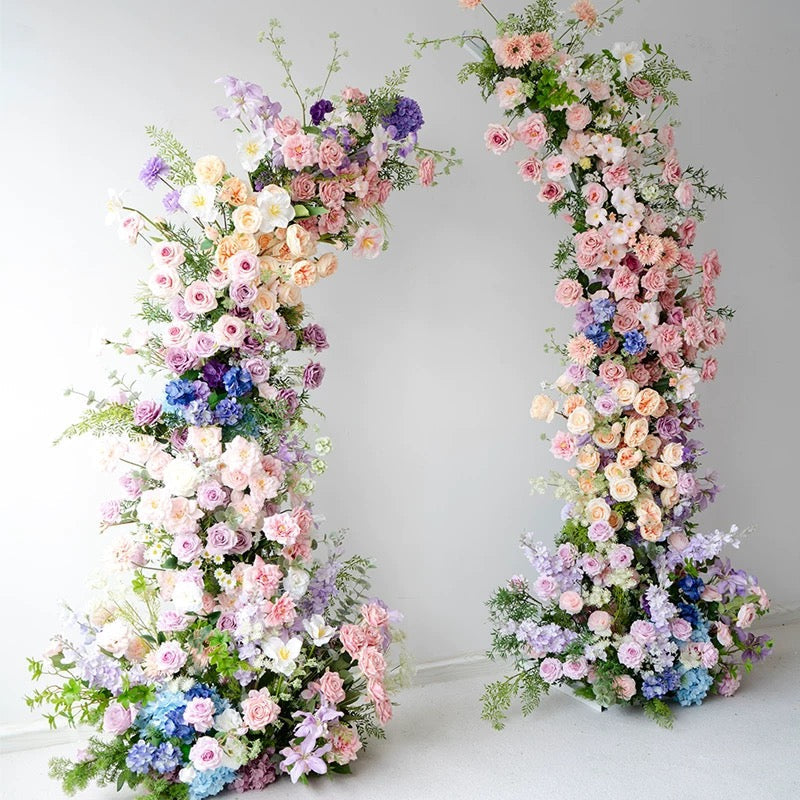 💥BF-Sale: Spring Colorful Flower Pillars Arch with Frame #RTP059