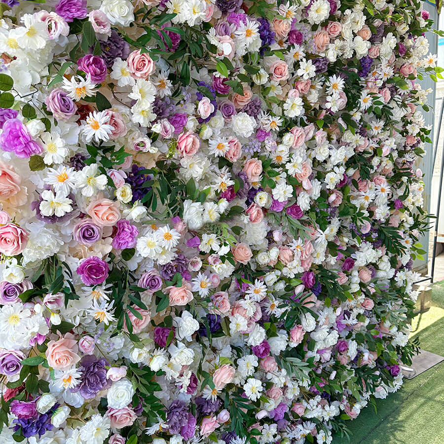 💥BF-SALE: 5D Purple White Flower Wall #RTW276