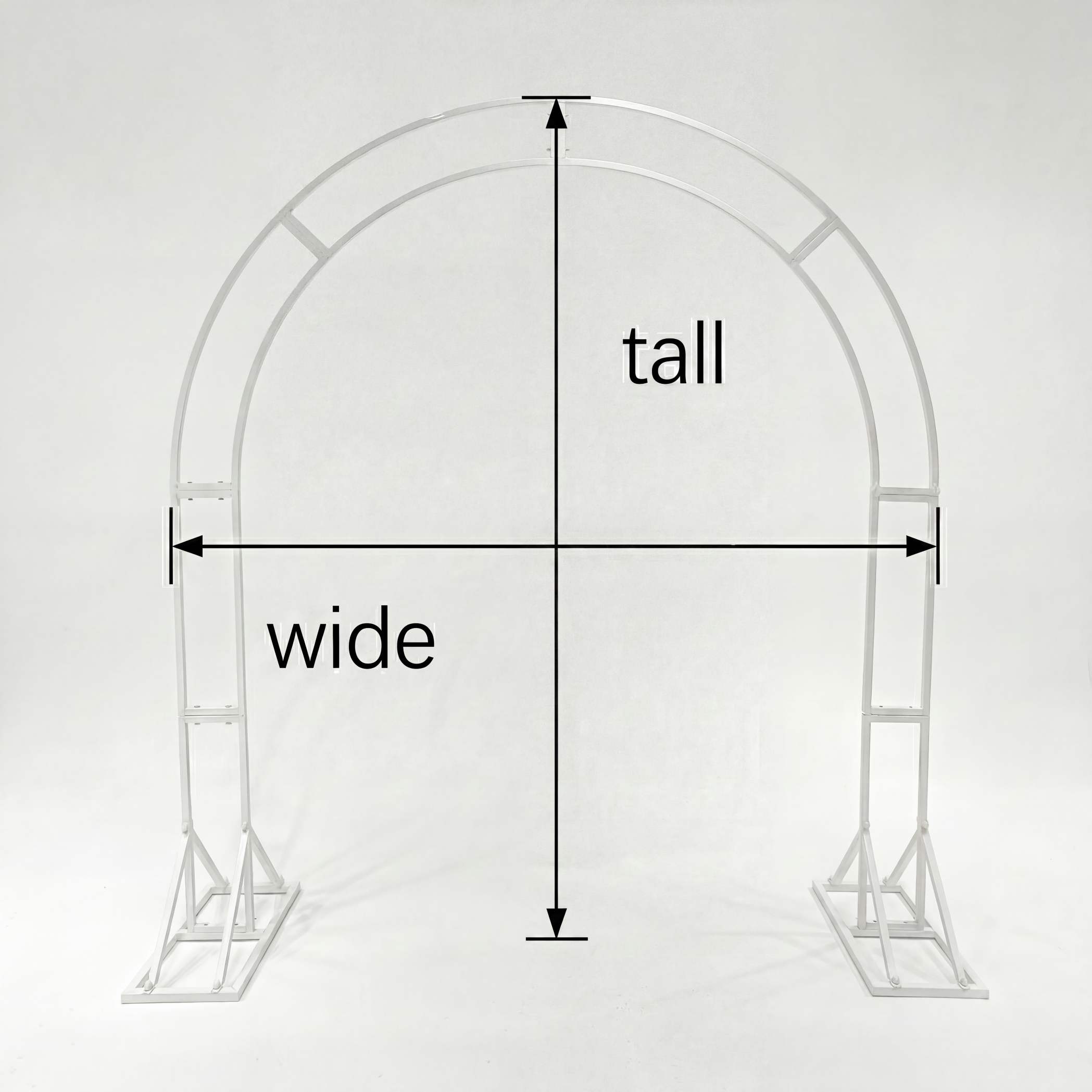 RoseyTime Wildflower Sunset Color Flower Arch n-shape Round Arch #RTA366