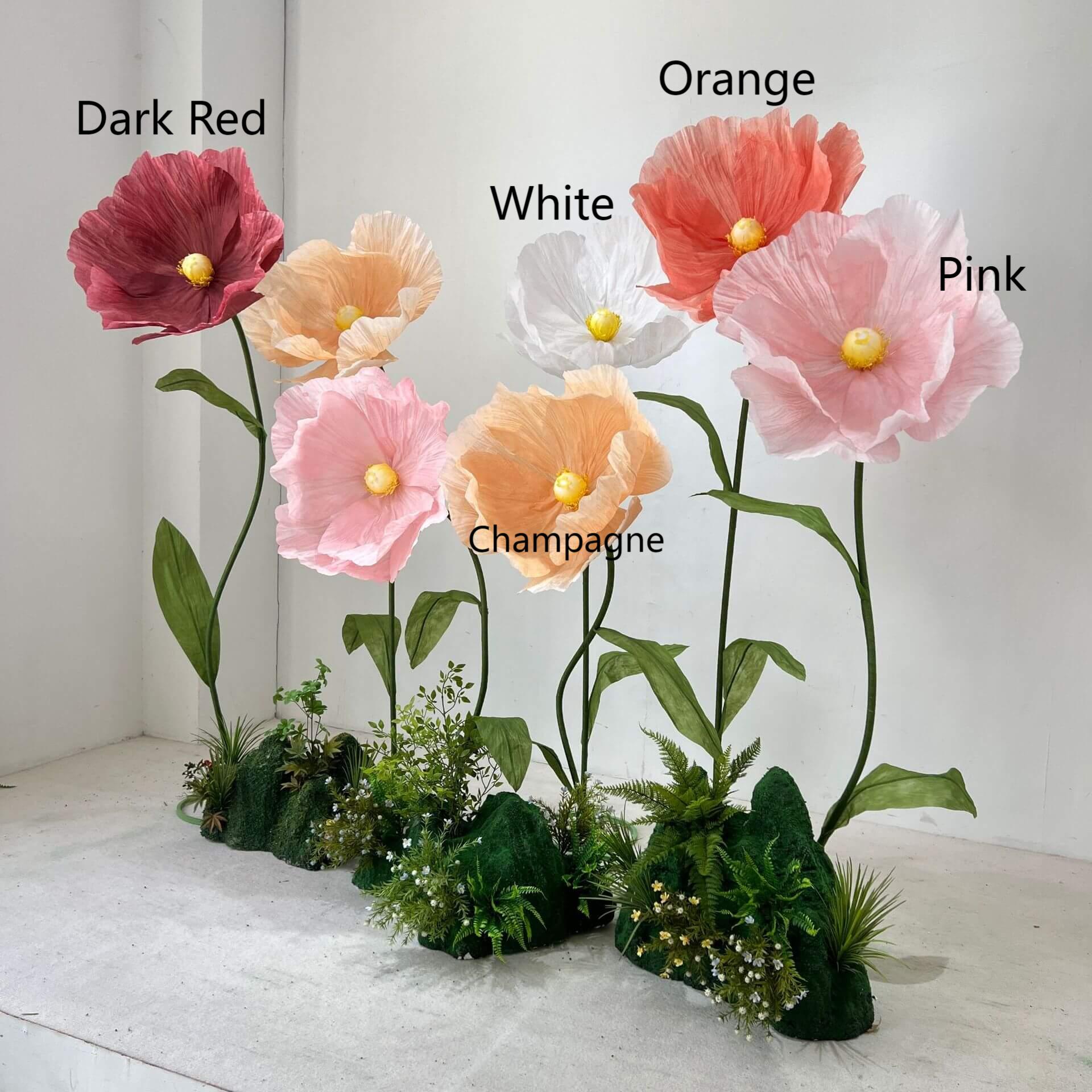 Roseytime Giant Paper Flower Set of 3