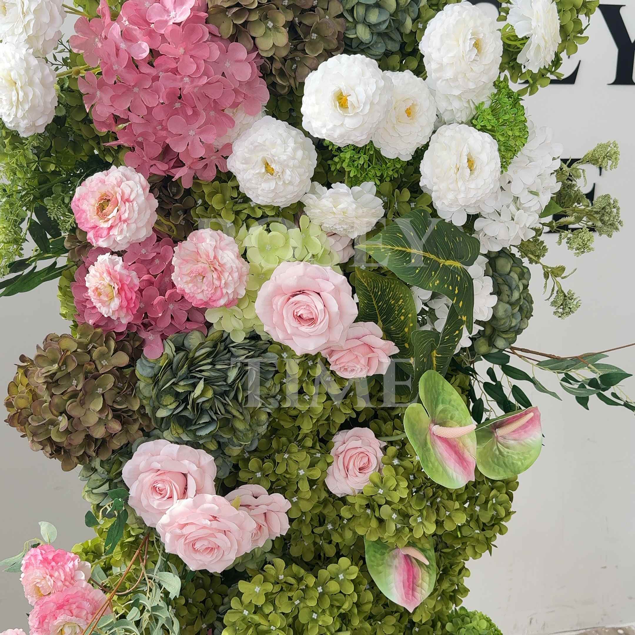 Roseytime 2026 Meadow Bloom Flower Pillars Arch with Frame #RTP121