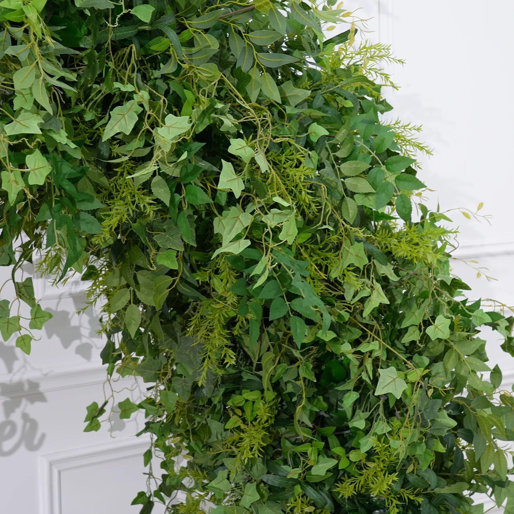 Roseytime Greenery Square Arch Fabric Back#RTA083