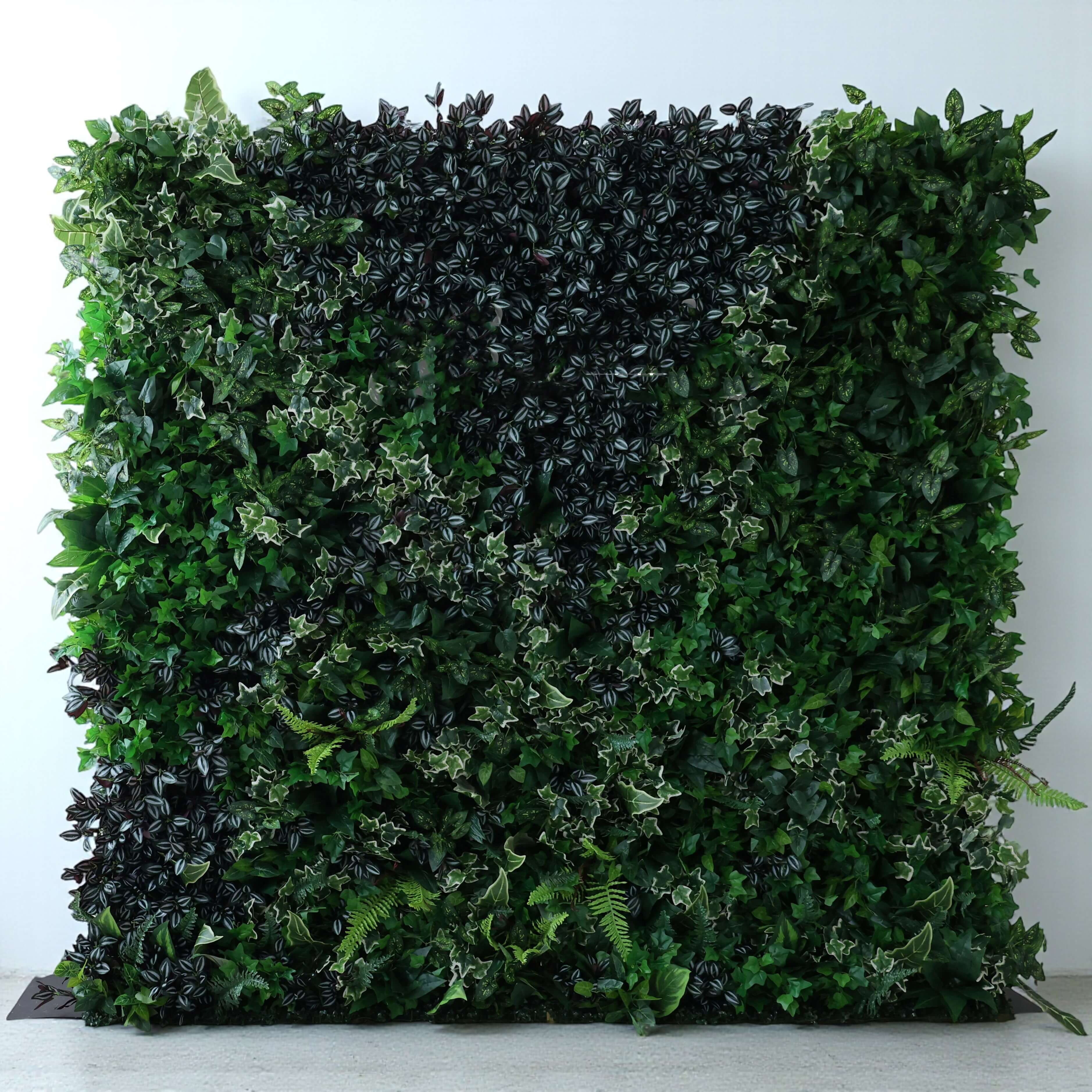 Roseytime 5D Greenery Wall Roll Up Fabric Back #RTW331